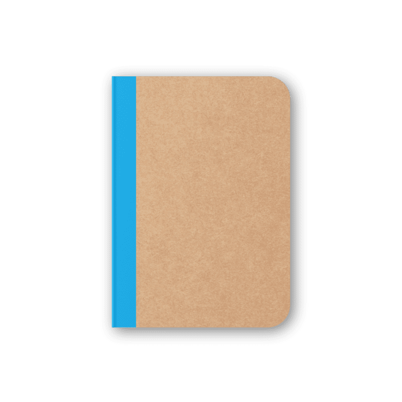 CMYK Notebook in Cyan