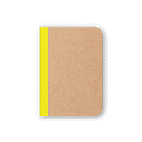 CMYK Notebook in Yellow