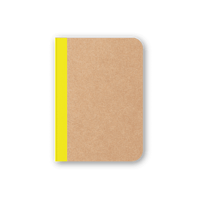 CMYK Notebook in Yellow