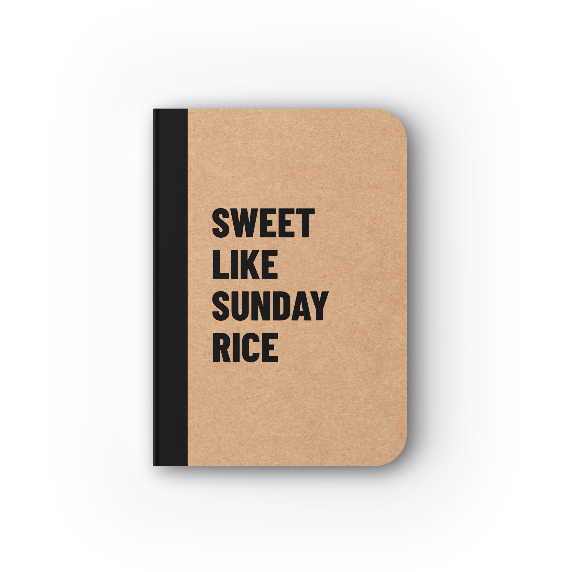 Limited: CMYK Notebook in Black - Sweet Like Sunday Rice