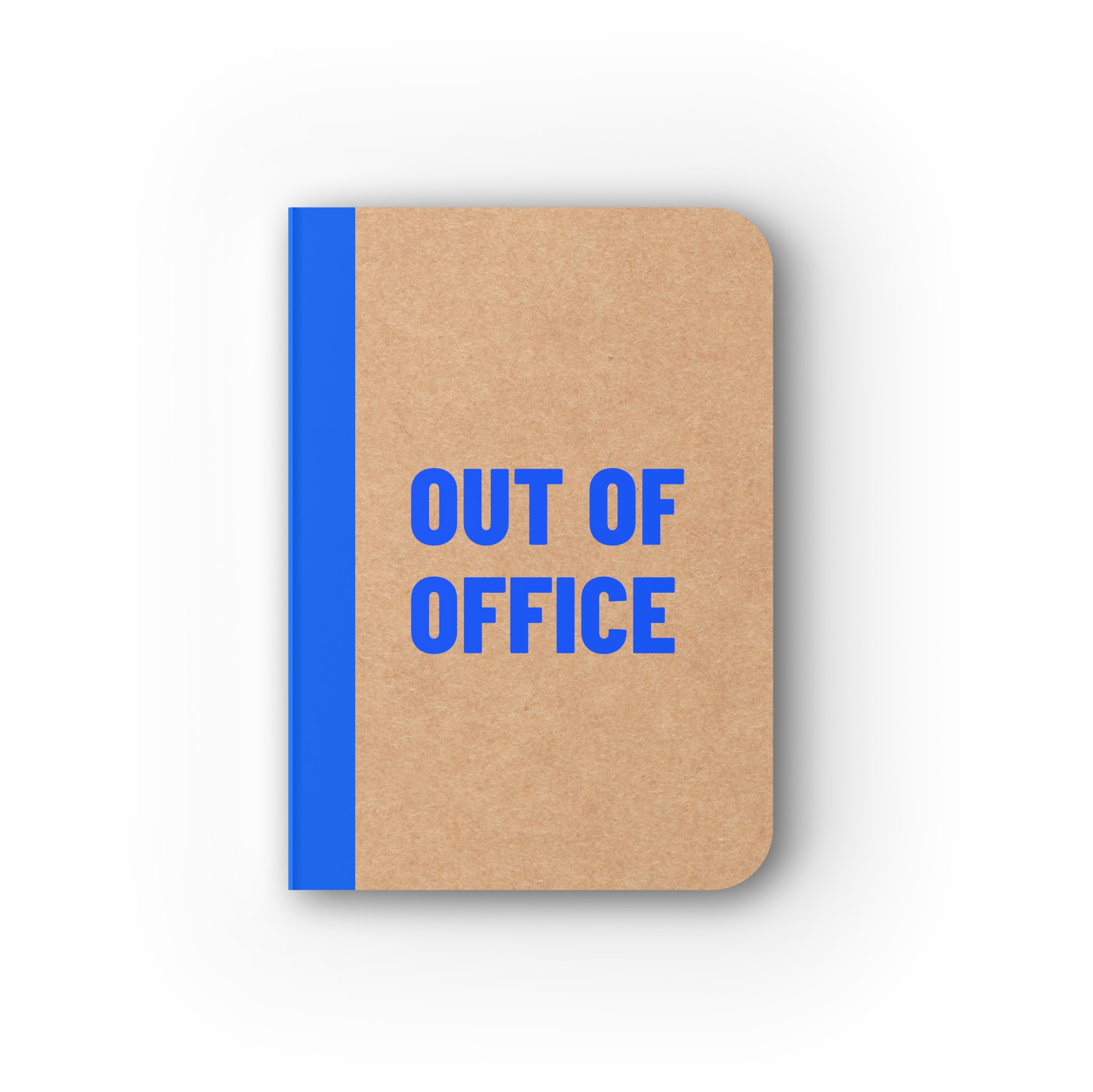 Limited: CMYK Notebook in Cyan - Out of Office